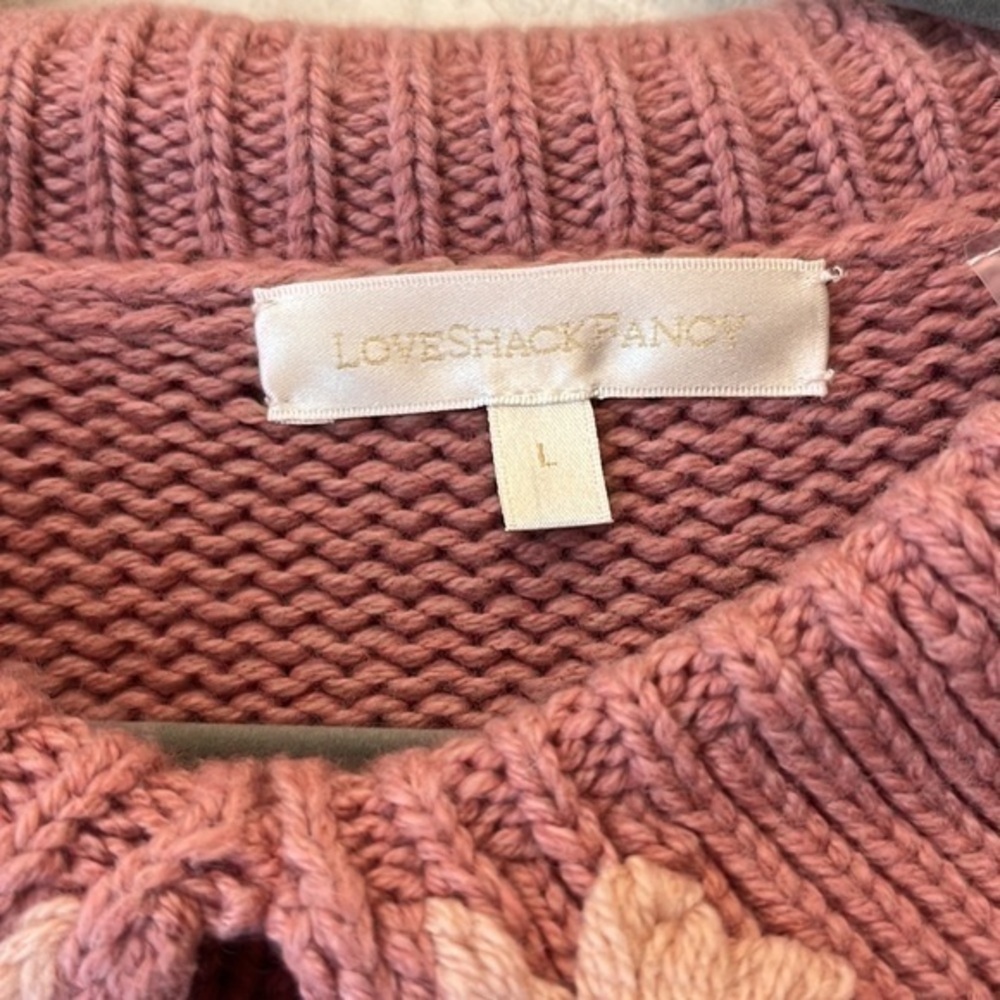 Loveshackfancy Union Collared Pullover Sweater In… - image 3